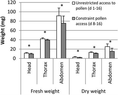 Flight performance of pollen starved honey bees and incomplete compensation through ingestion after early life pollen deprivation